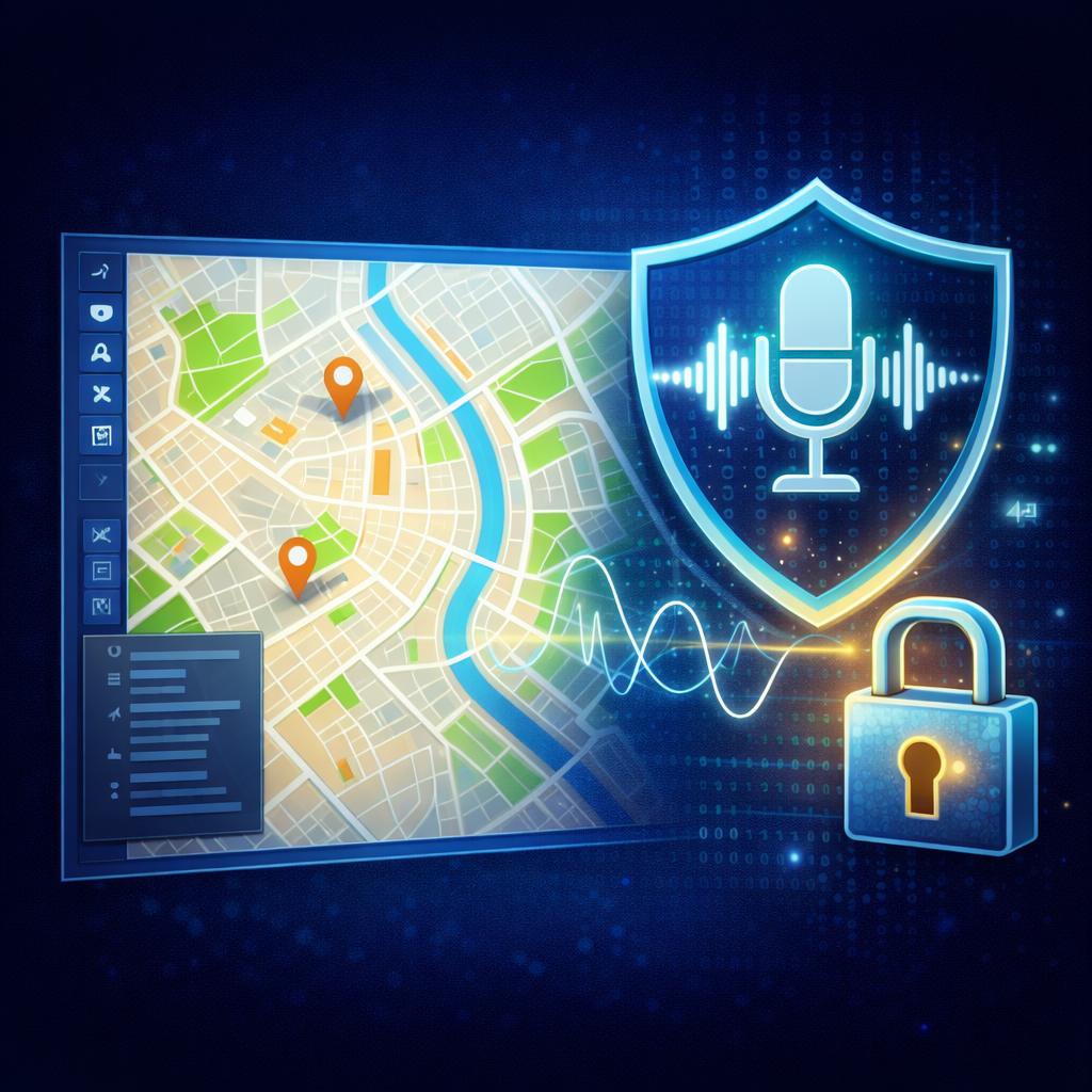 Cartography System with Voice Security